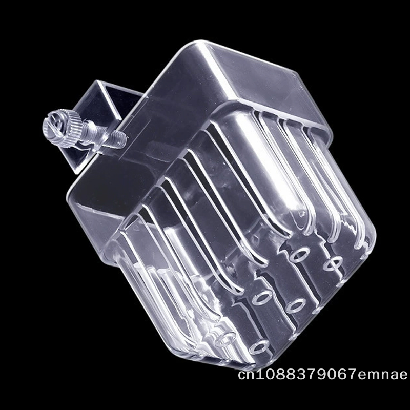 Aquarium Planted Setup - Wall-Mounted Transparent Hydroponic Plant Holder Fish