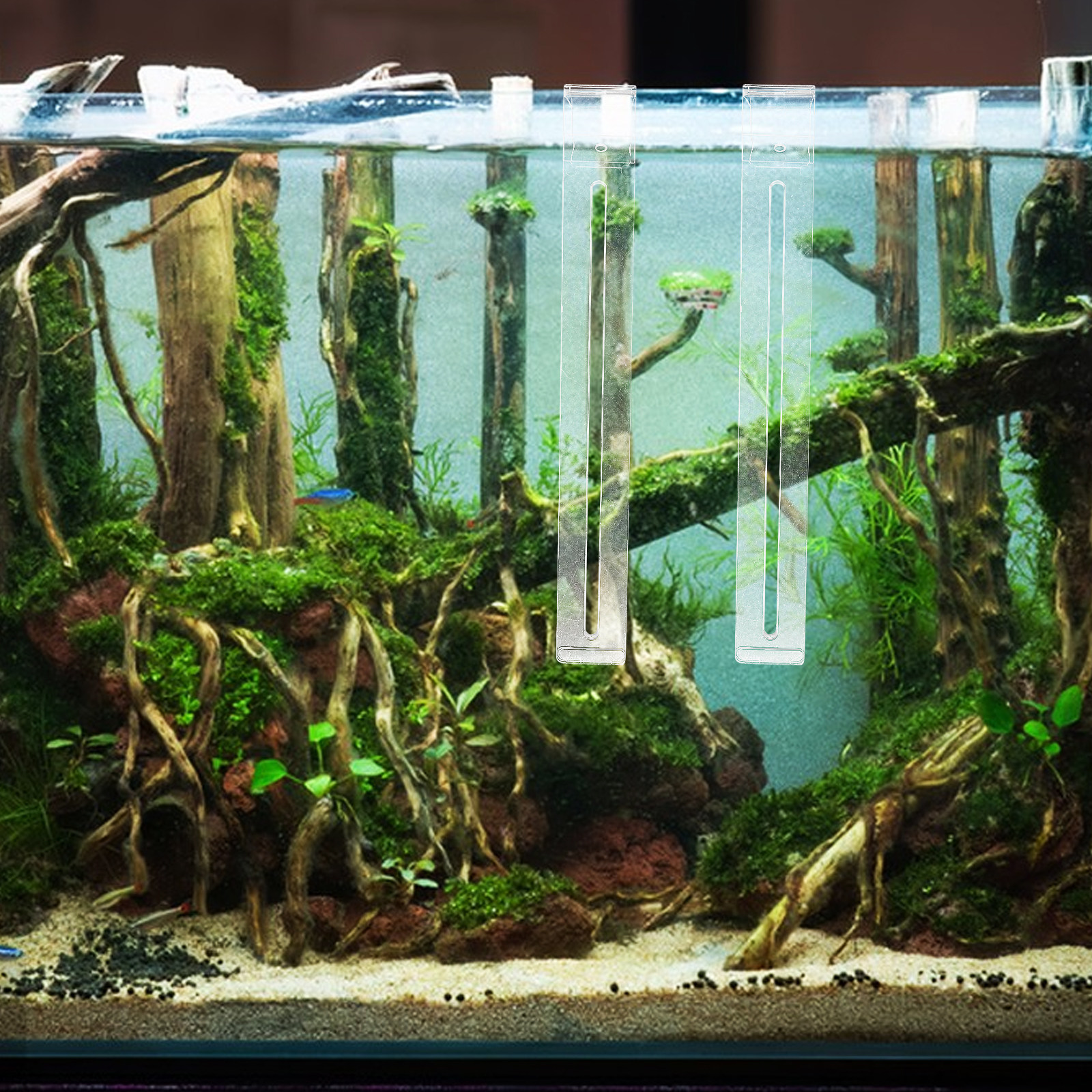 2Pcs Lightweight Sturdy Plasti - Aquarium Planted Setup avaliação e preço