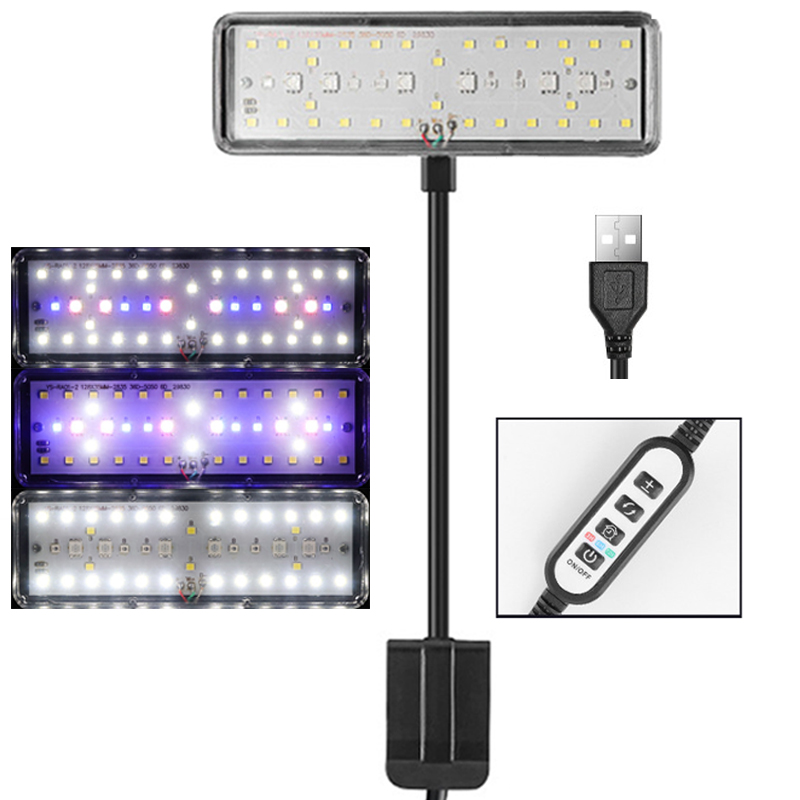USB Aquarium LED Light Fish Ta - Aquarium Planted Tank Fertilizer avaliação e preço