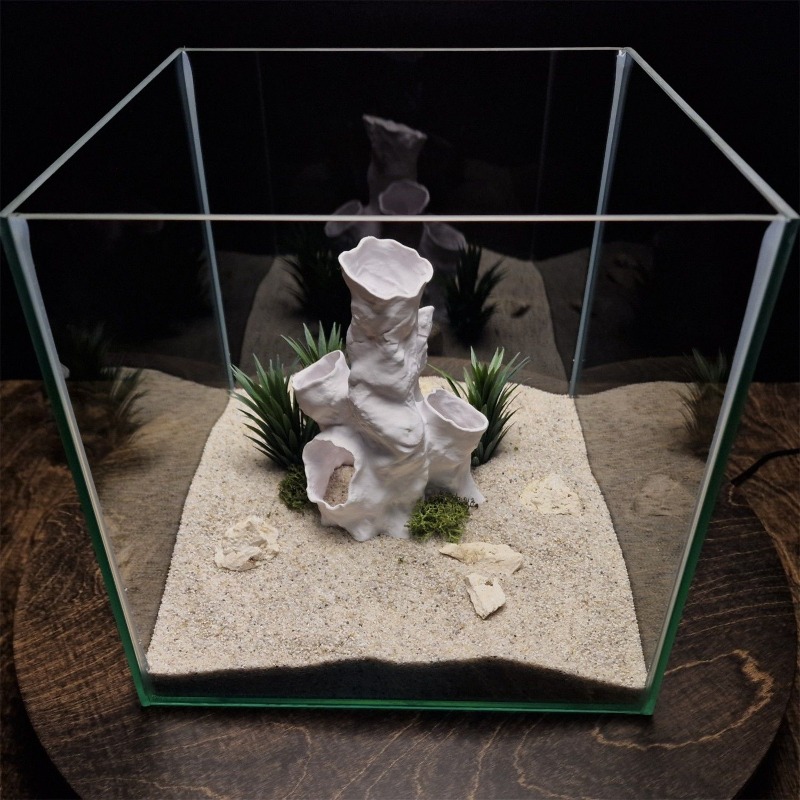 Hot Sale 3D Printed Coral Tunn - Aquarium Plants For Sale avaliação e preço