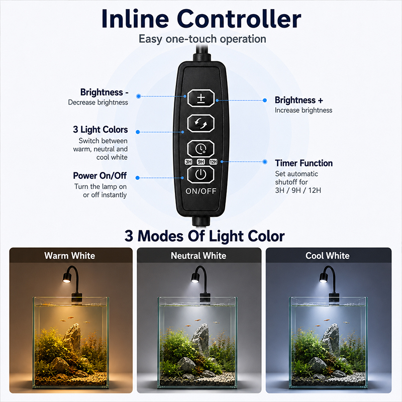USB LED Aquarium Light Lightin - Aquarium Planted Tank Fertilizer avaliação e preço