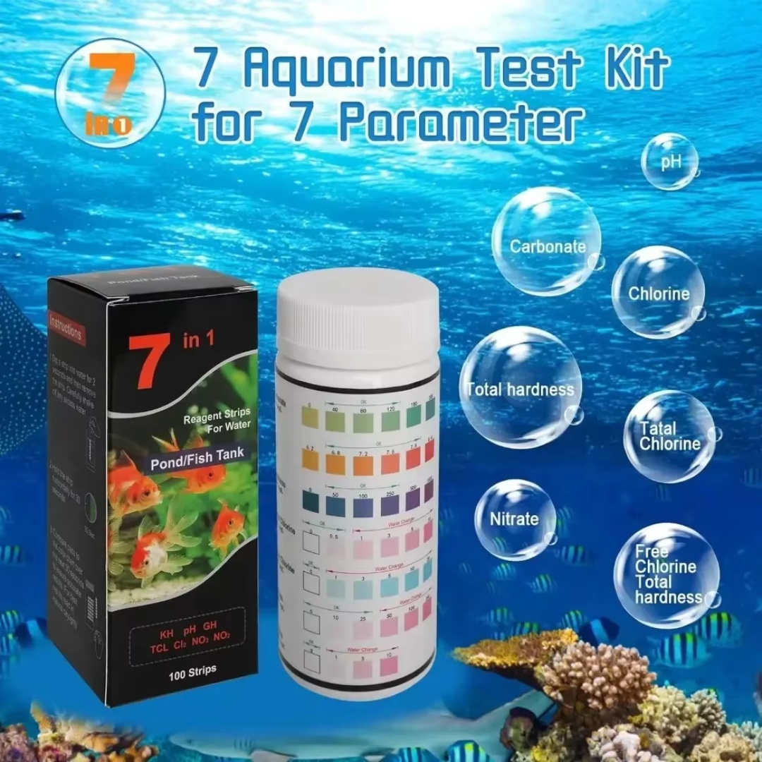 7-in-1 Aquarium Freshwater pH  - Planted Aquarium Test Kit avaliação e preço
