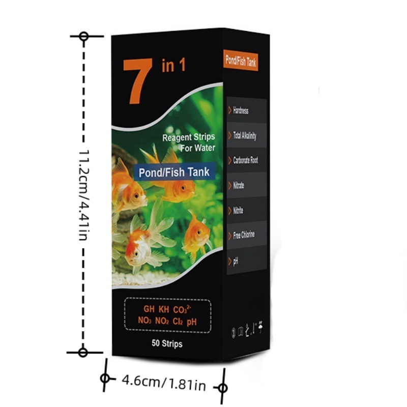 7-in-1 Aquarium Freshwater pH  - Planted Aquarium Test Kit avaliação e preço