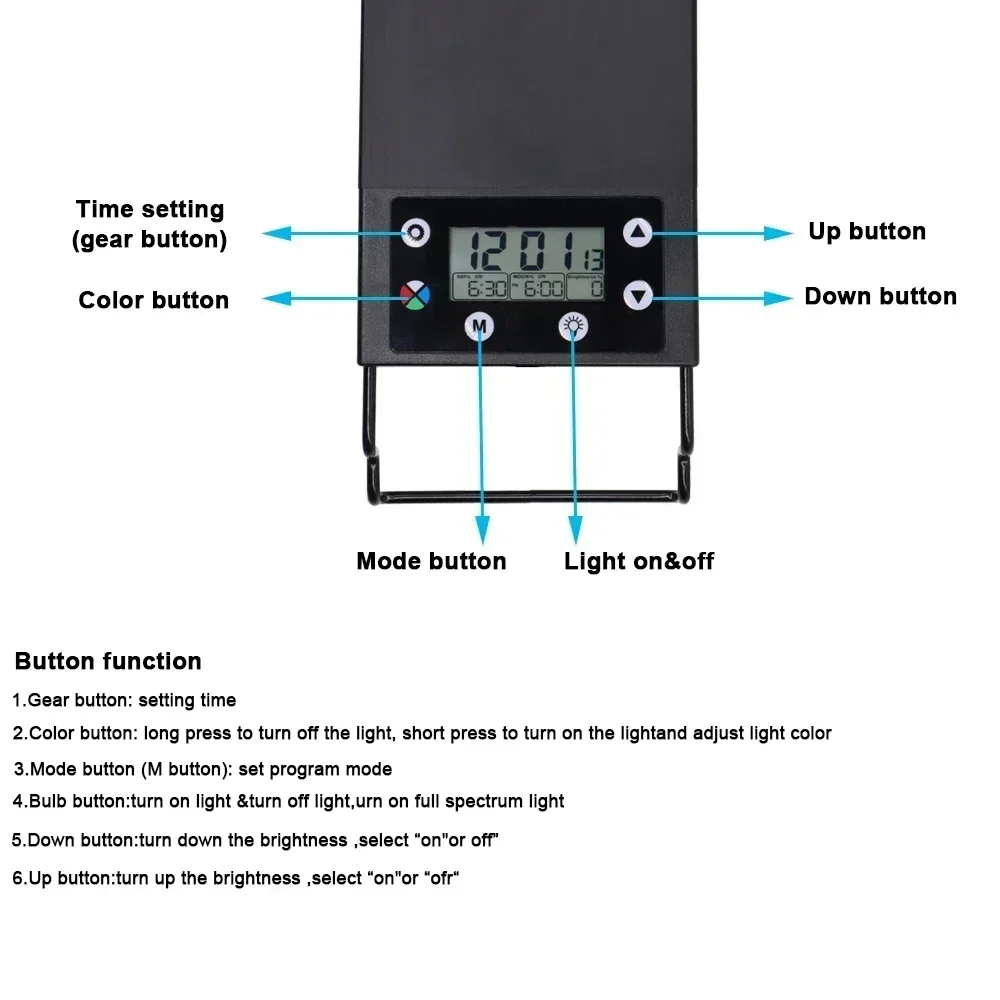IP68 Waterproof Aquarium LED L - Aquarium Plant Light Spectrum avaliação e preço