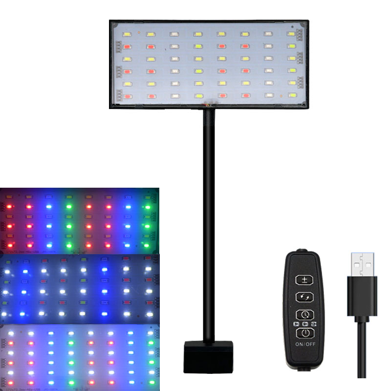 LED Fish Tank Light with Adjus - Aquarium Plant Light Spectrum avaliação e preço