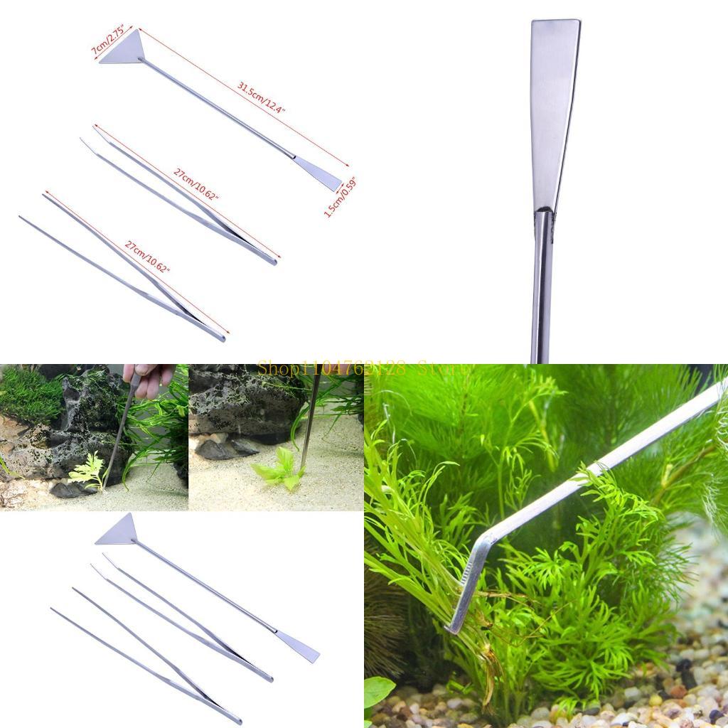 3-Piece Aquarium Tool Kit Stai - Aquarium Plants For Sale avaliação e preço