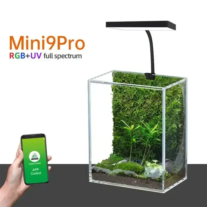 WEEK AQUA Mini 9 Pro USB Nano  - Aquarium Plant Light Spectrum avaliação e preço