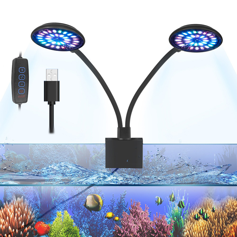 USB Aquarium LED Light Fish Ta - Aquarium Plant Light Spectrum avaliação e preço