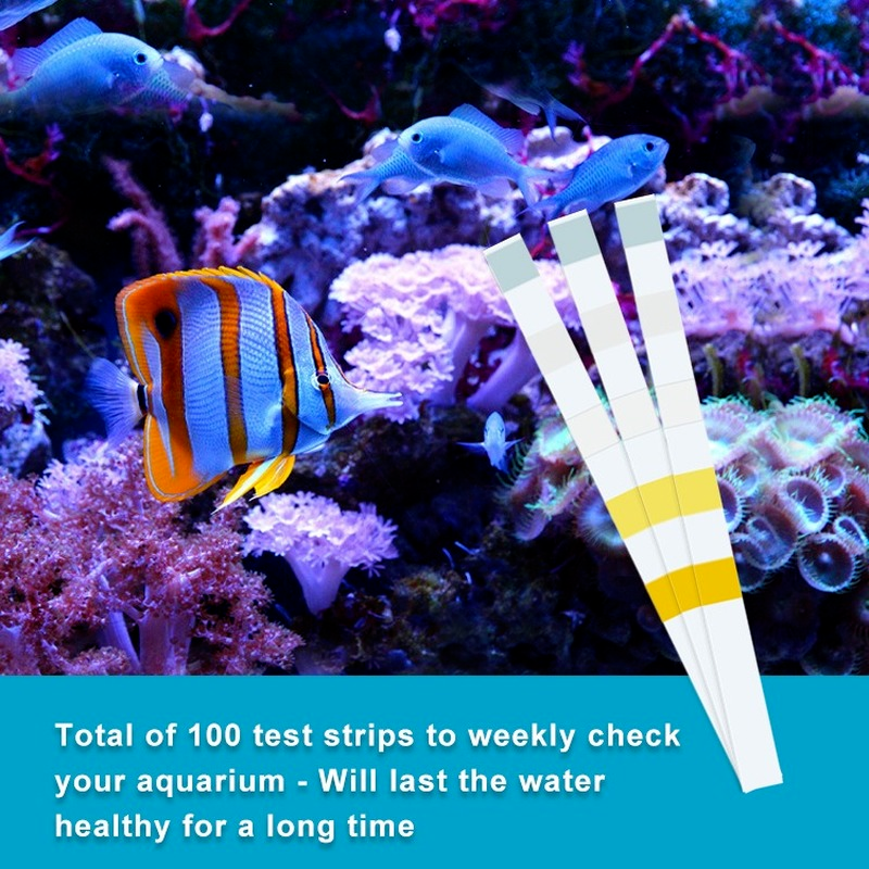 7-IN-1 100strip Aquarium Test  - Planted Aquarium Test Kit avaliação e preço