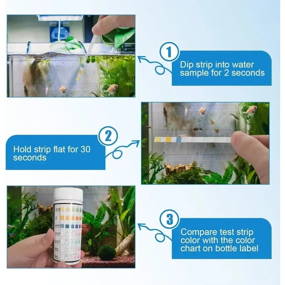 Aquarium Test Strip  PH Qualit - Planted Aquarium Test Kit avaliação e preço