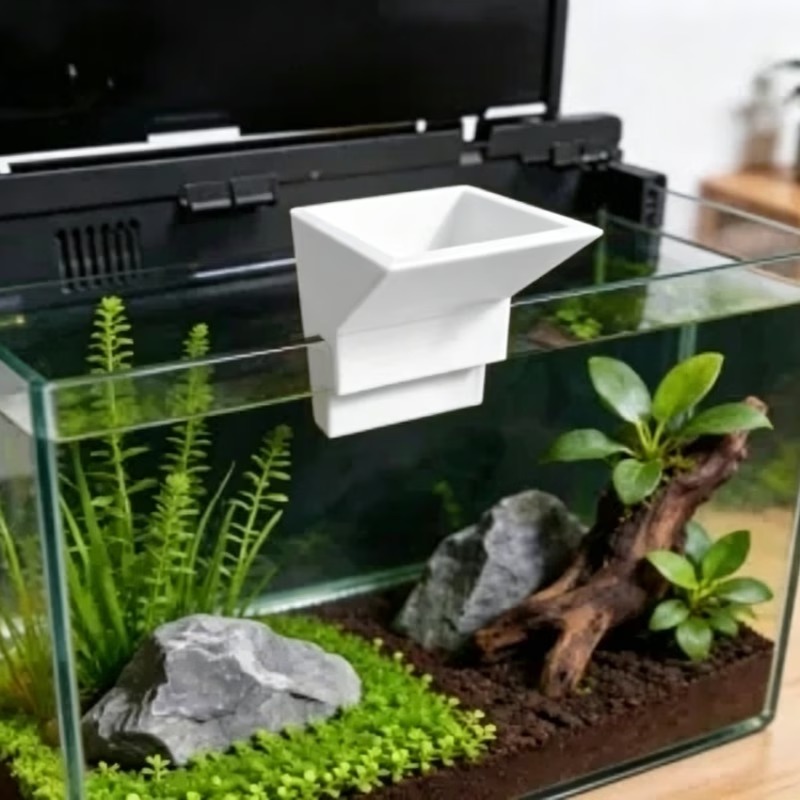 No Drill Mount Aquarium Water  - Aquarium Planted Setup avaliação e preço
