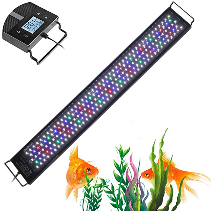 Programmable 8 Colors Auto On  - Aquarium Plant Light Spectrum avaliação e preço