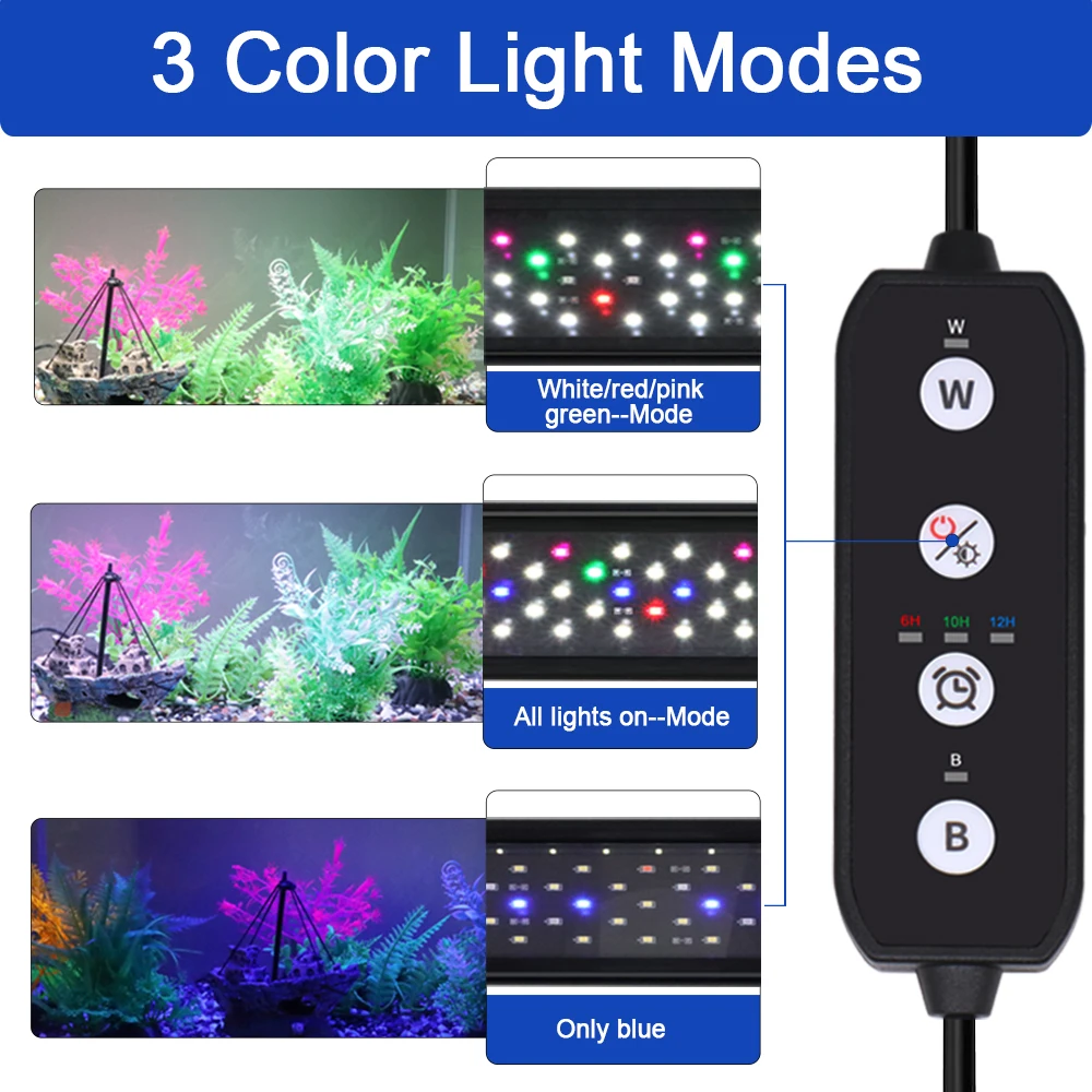 30-60cm full-spectrum LED fish - Aquarium Planted Tank Fertilizer avaliação e preço